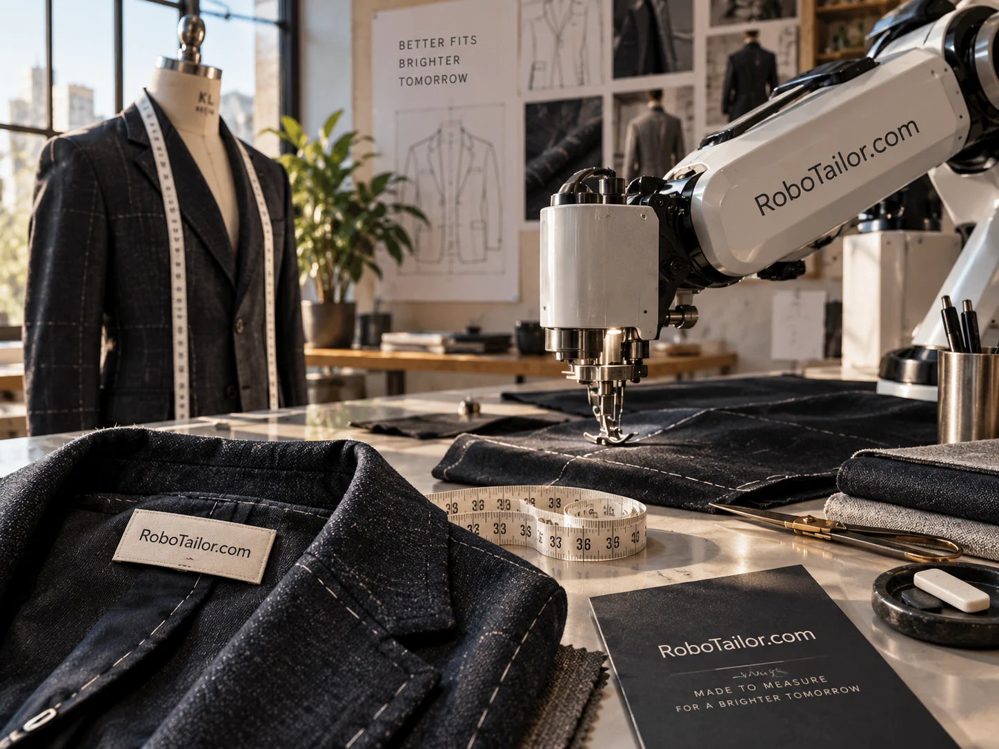 An automated made-to-measure apparel brand